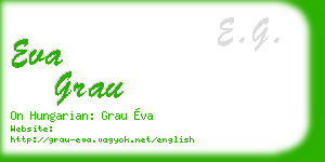 eva grau business card
