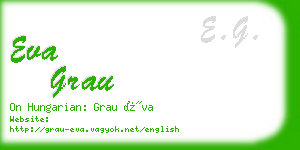 eva grau business card